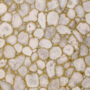 Precious Stone White with Gold